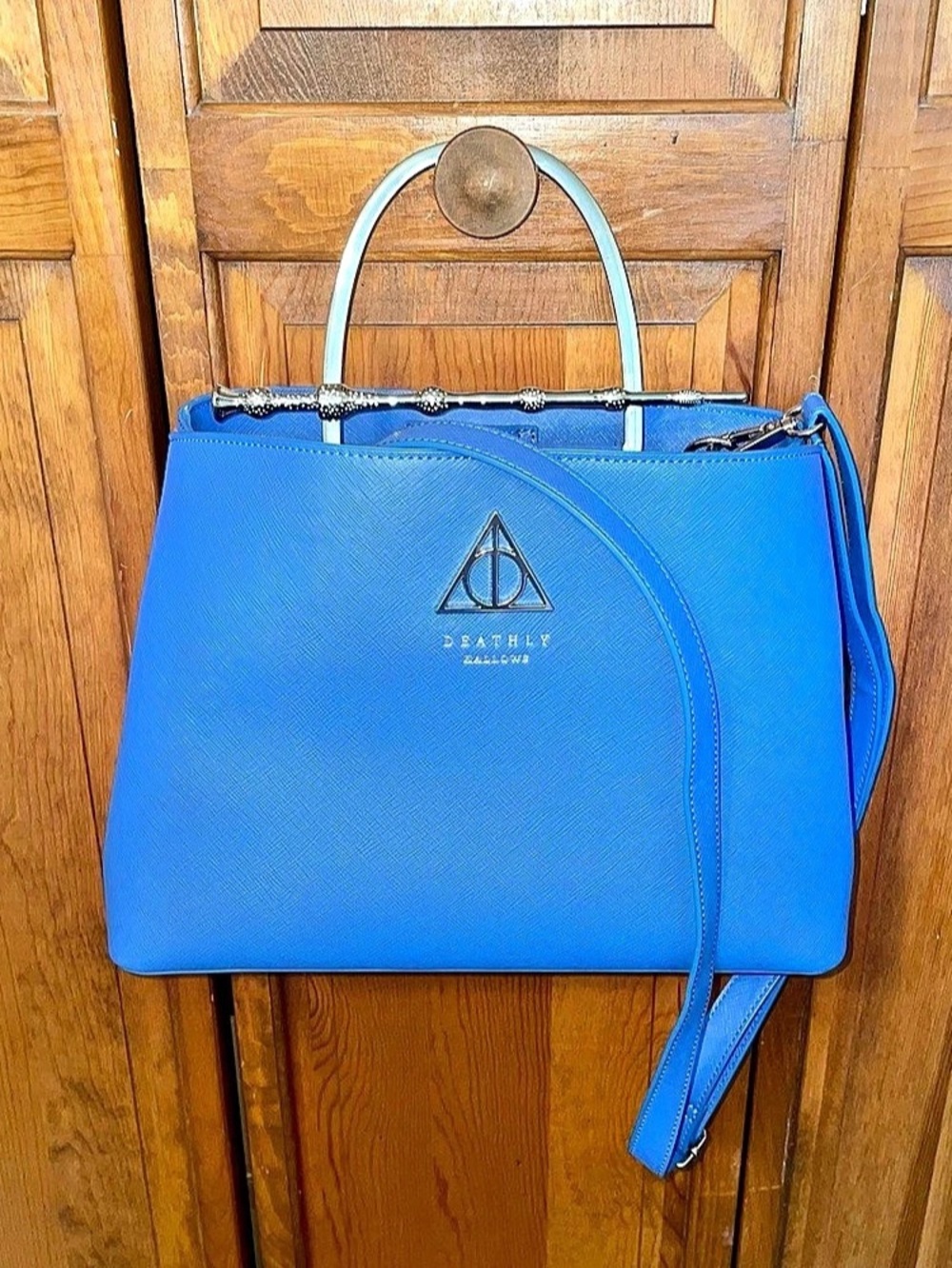 Loungefly Harry Potter Elder Wand Blue Handbag/Crossbody